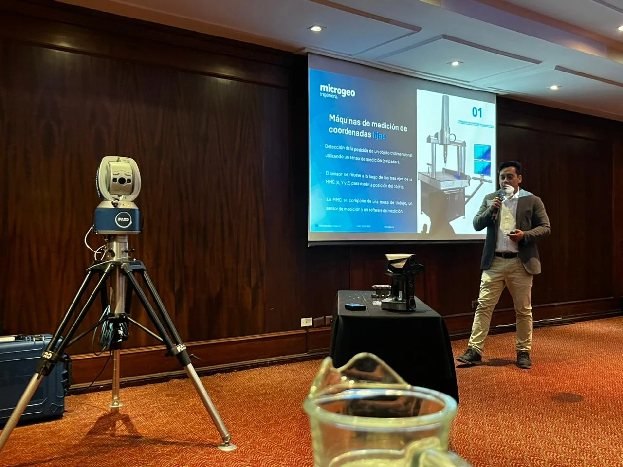 Capacitación en tecnología FARO - Presentación de equipos de medición