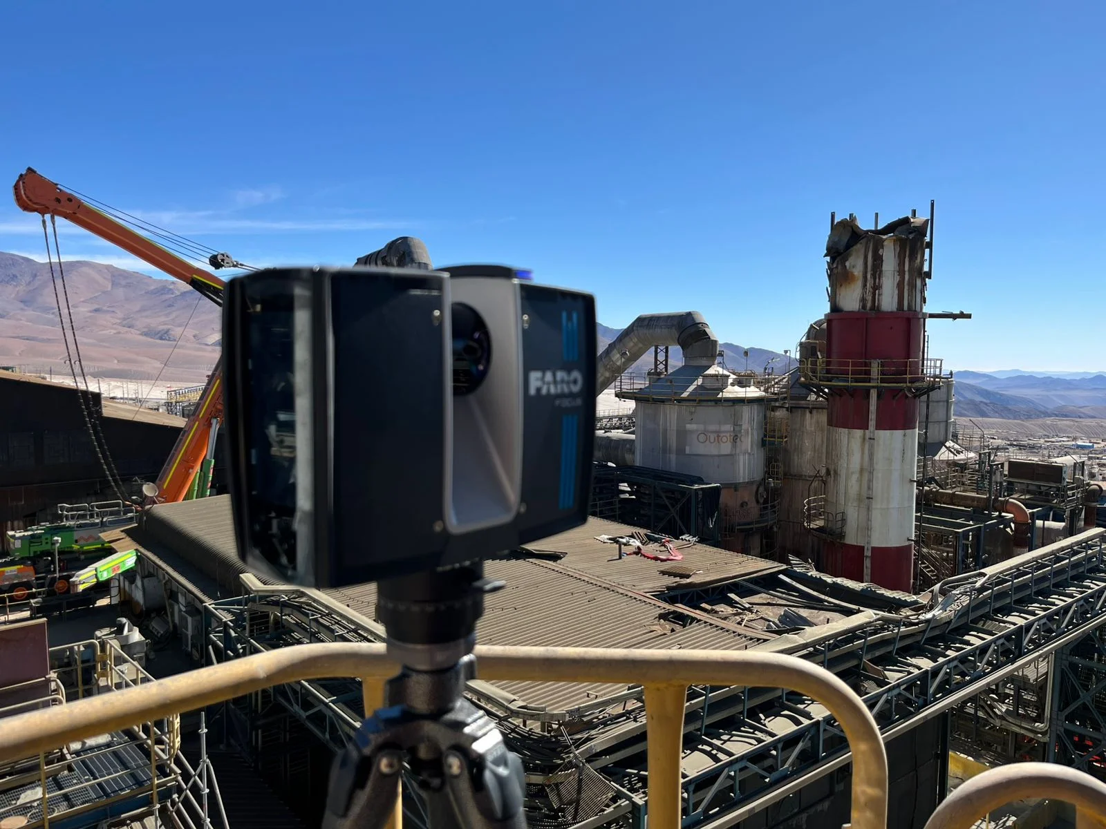 Clash Detection - Escáner FARO en planta exterior