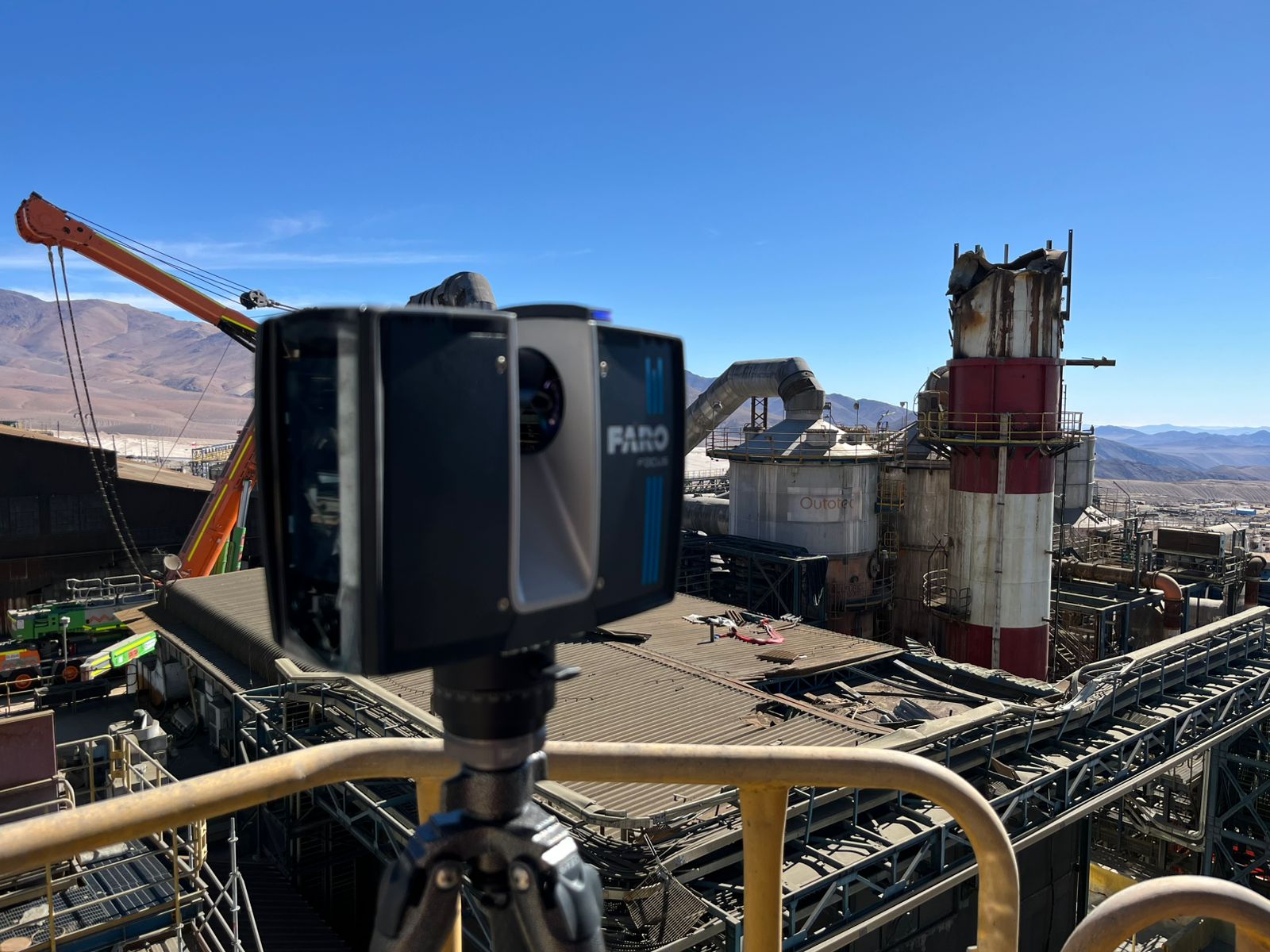 Clash Detection - Escáner FARO en planta exterior